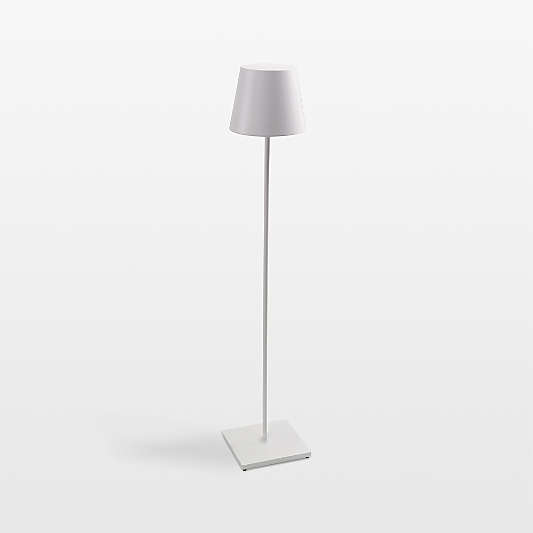 Poldina Pro XXL Metal Floor Lamp White by Zafferano America