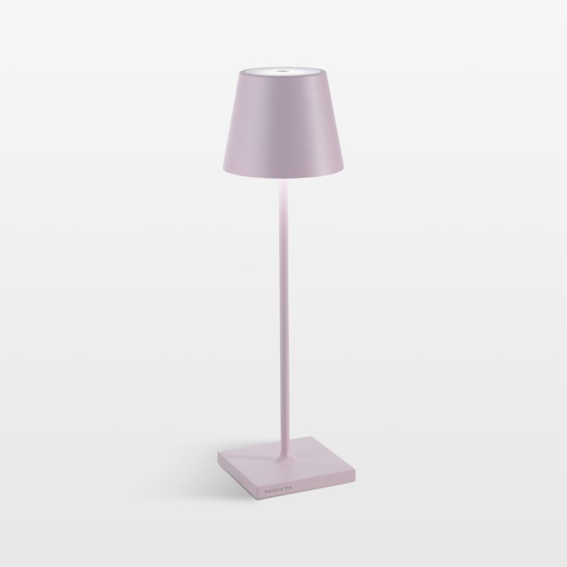 Poldina Pro Pink Metal Table Lamp by Zafferano America 15" - image 0 of 7