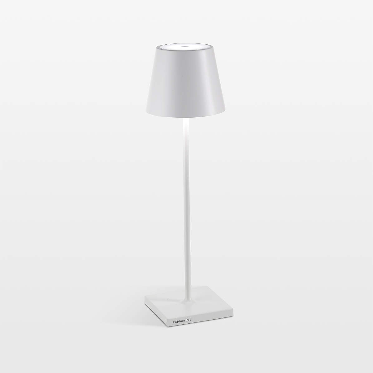 Poldina Pro White Metal Table Lamp by Zafferano America + Reviews