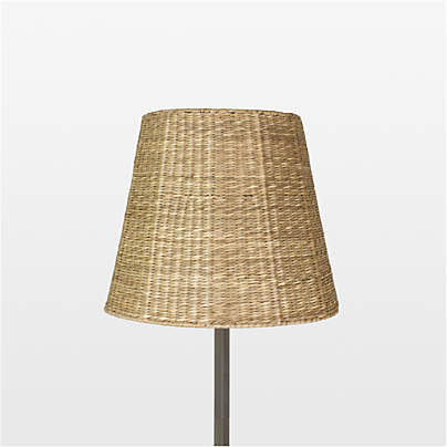 Seagrass XXL Woven Lampshade by Zafferano America