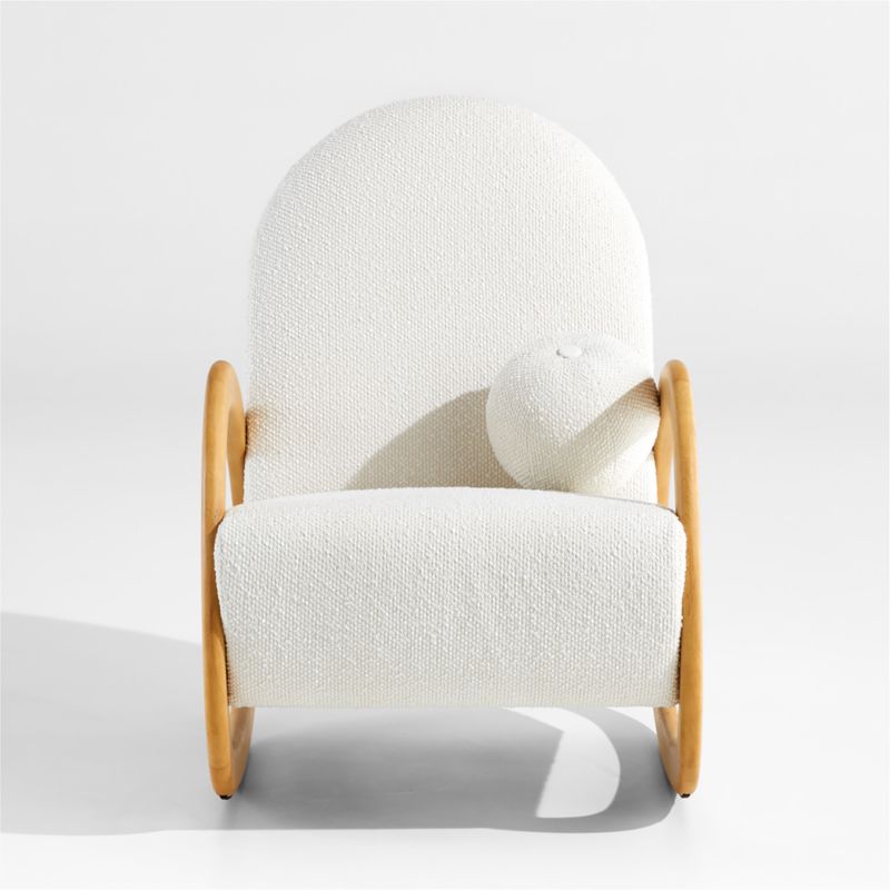 Pollie Snow Nursery Rocking Chair and Ottoman - image 11 of 17