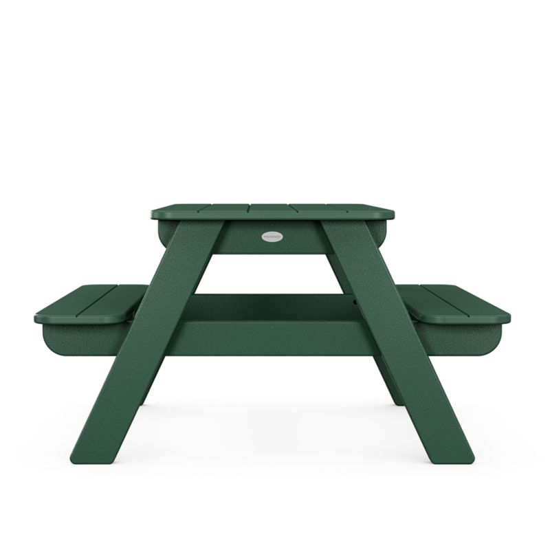 Green Outdoor Kids Picnic Table by POLYWOOD ® - image 3 of 5