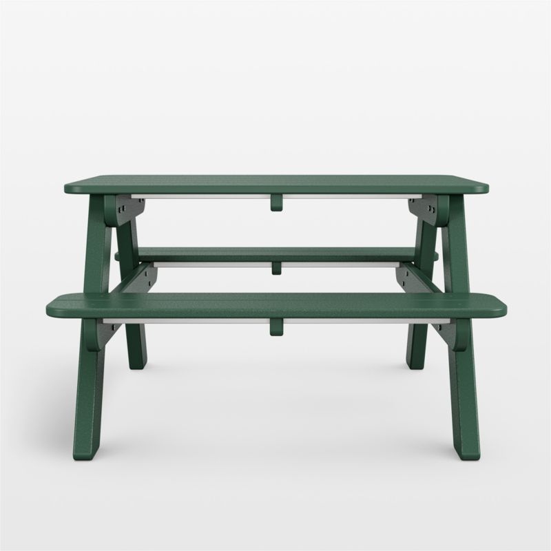 Green Outdoor Kids Picnic Table by POLYWOOD ® - image 2 of 5