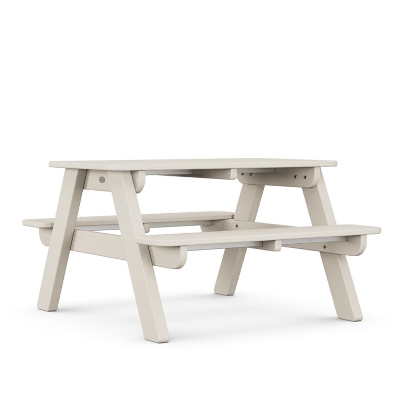 Sand Brown Outdoor Kids Picnic Table by POLYWOOD ® - image 5 of 6