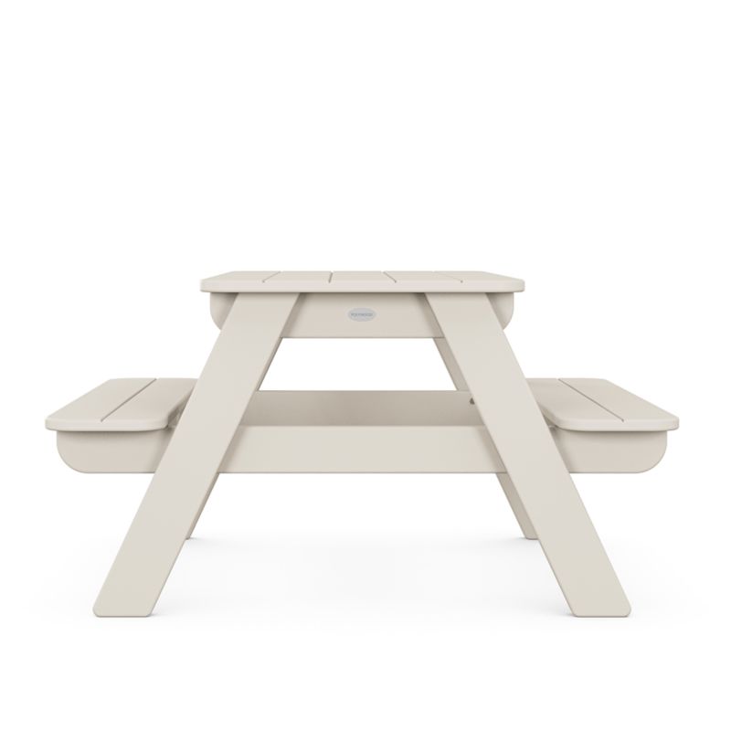 Sand Brown Outdoor Kids Picnic Table by POLYWOOD ® - image 4 of 6