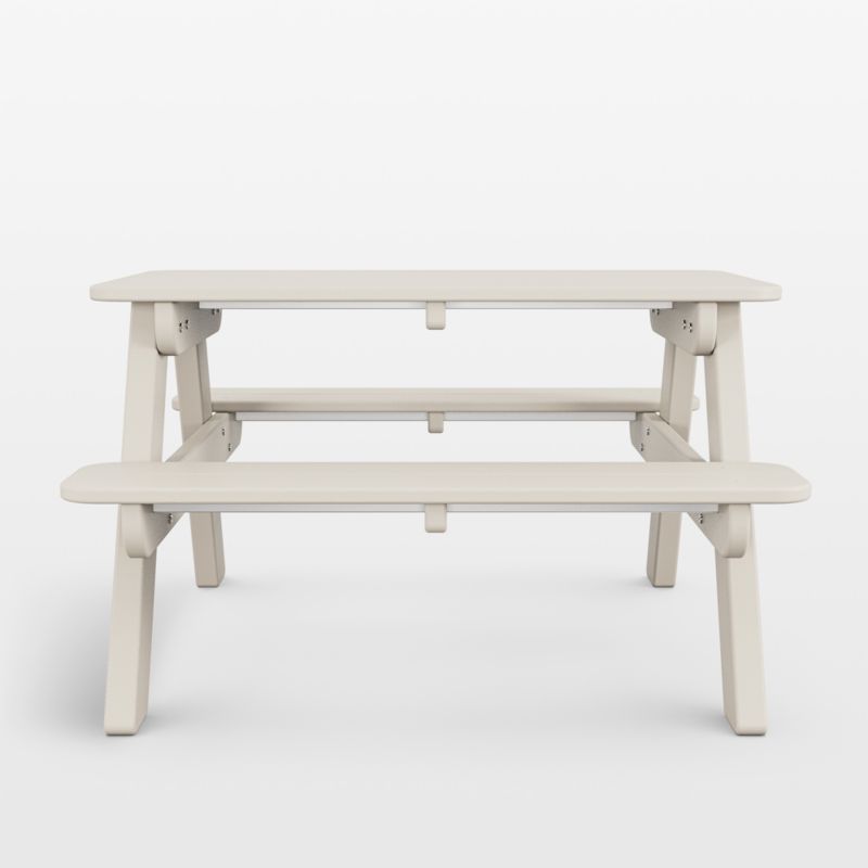 Sand Brown Outdoor Kids Picnic Table by POLYWOOD ® - image 3 of 6