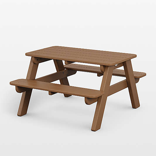 Teak Outdoor Kids Picnic Table by POLYWOOD ®