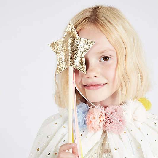 Meri Meri Pom Pom Collar Kids Cape