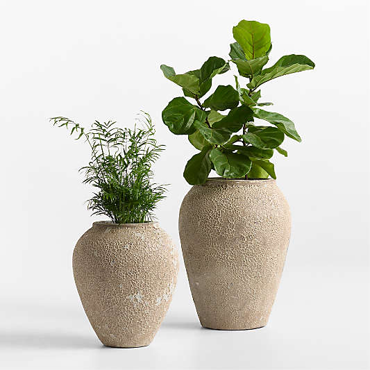 Pompeii 20.87" x 17.52" Indoor/Outdoor Ceramic Planter