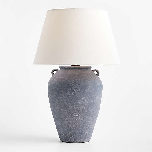 Pompeii Slate Large Ceramic Table Lamp
