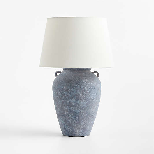 Pompeii Slate Small Ceramic Table Lamp
