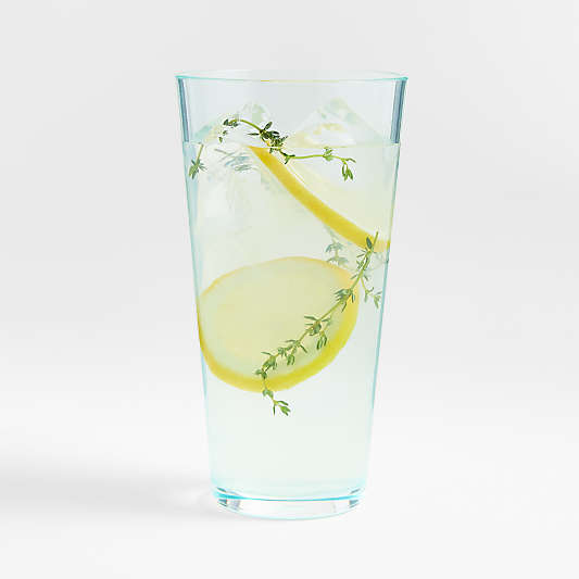 Pop Aqua 24 oz Acrylic Drink Glass