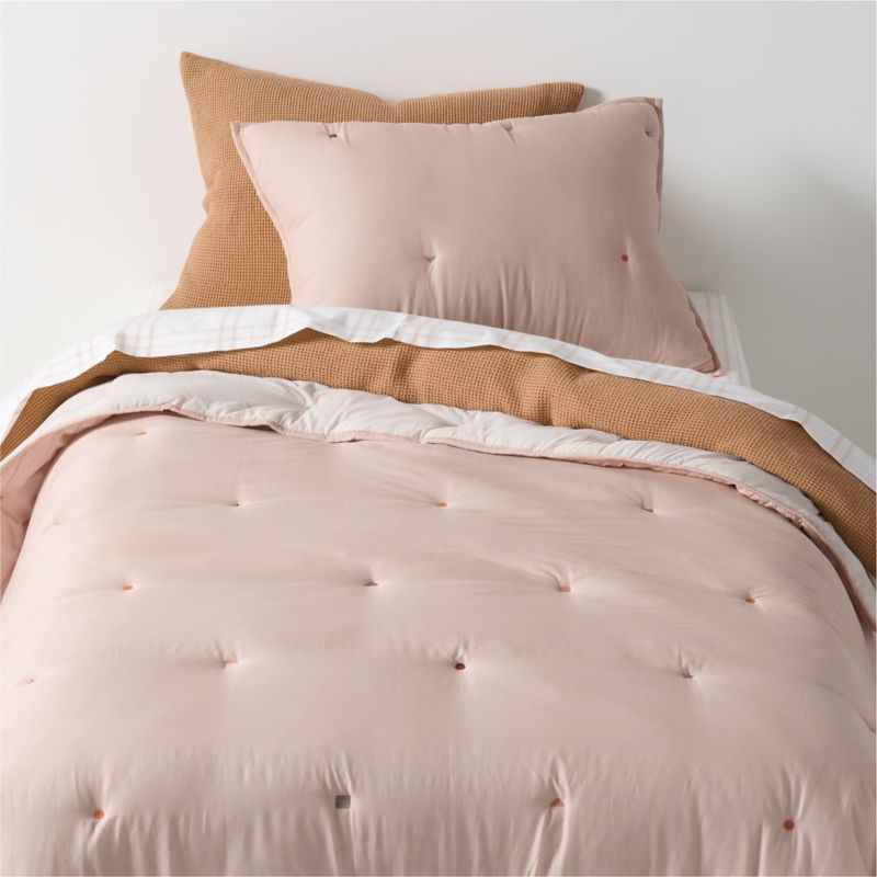 Pop Stitch Elegant Pink Cotton Voile Kids Full/Queen Comforter - image 0 of 11