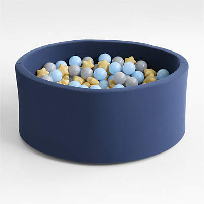 Baby and Toddler Navy Pop-Up Ball Pit with Star Balls