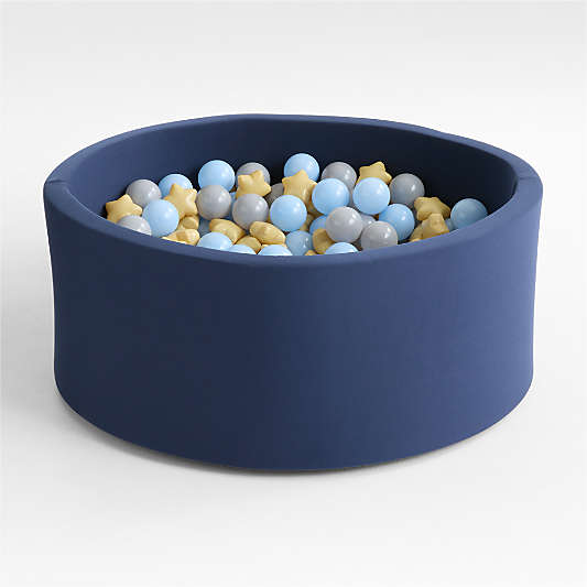 Baby and Toddler Navy Pop-Up Ball Pit with Star Balls