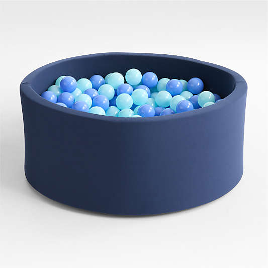 Baby and Toddler Navy Pop-Up Ball Pit with Blue Balls