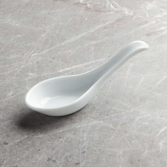 Porcelain Soup Spoon