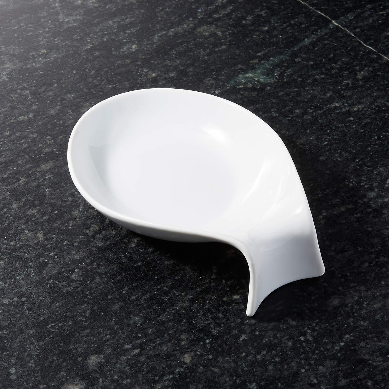 Porcelain Spoon Rest + Reviews Crate & Barrel