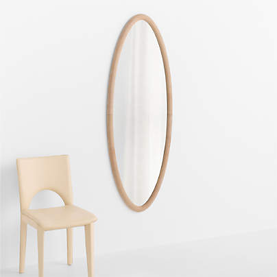 Portal Suede Full Length Mirror by Laura Harrier and Tiffany Howell
