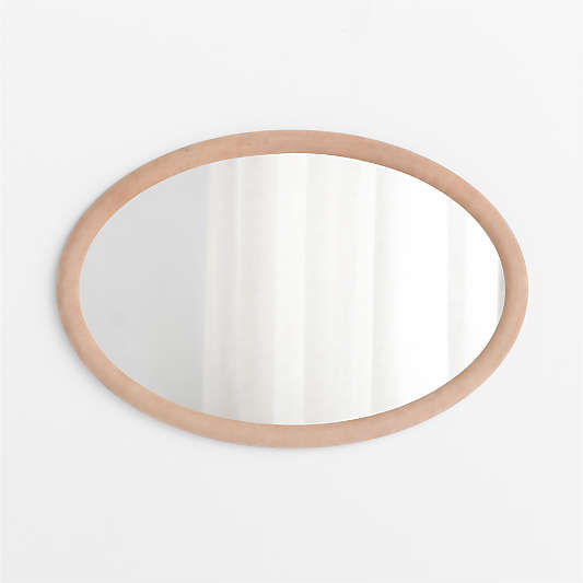 Portal Suede Vanity Mirror by Laura Harrier and Tiffany Howell