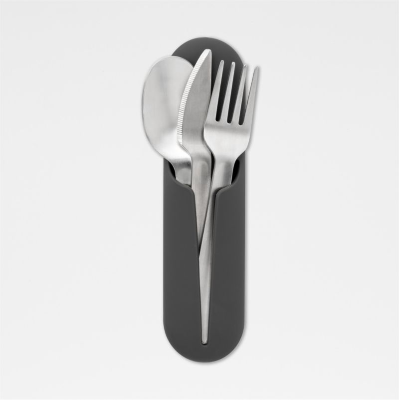 Porter Charcoal Utensil Set Crate & Barrel