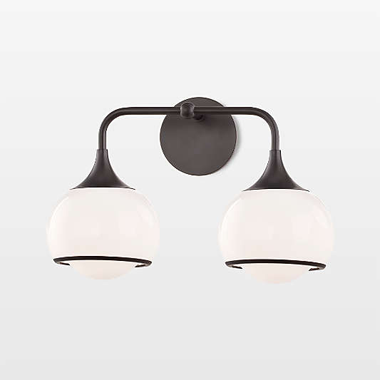 Porto Bronze 2-Light Sconce