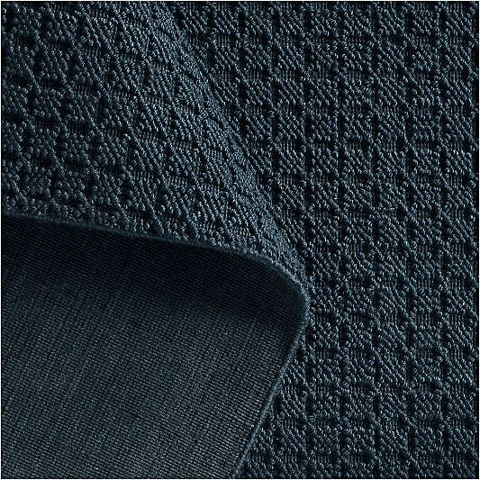 Porto Performance Blue Handwoven Rug Swatch 12"x18"