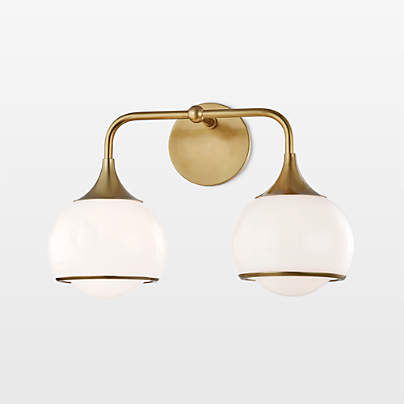 Porto Brass 2-Light Sconce