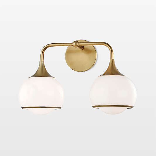 Porto Brass 2-Light Sconce