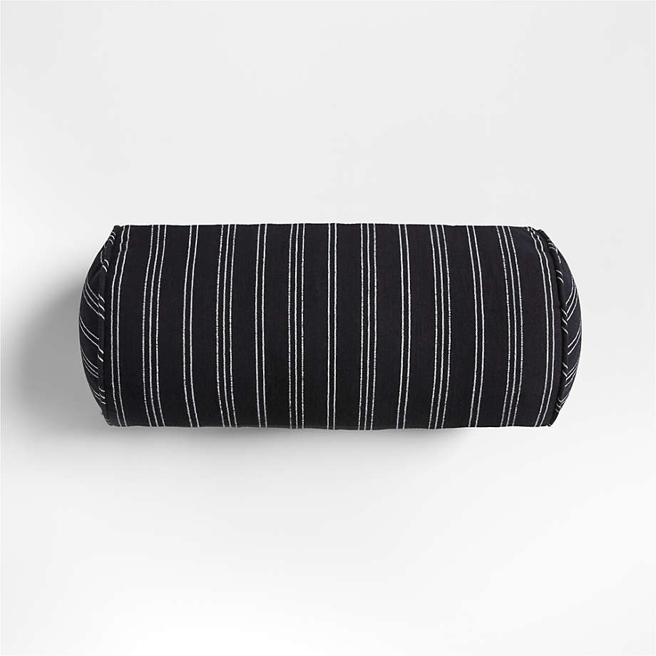 Black bolster clearance pillow