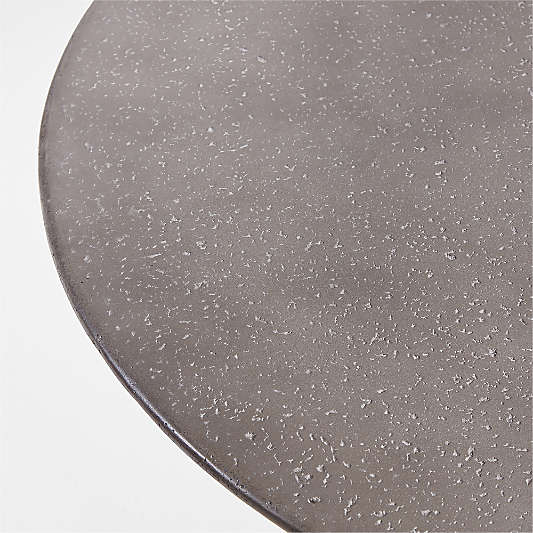 Posada Grey Concrete 36" Round Indoor/Outdoor Coffee Table