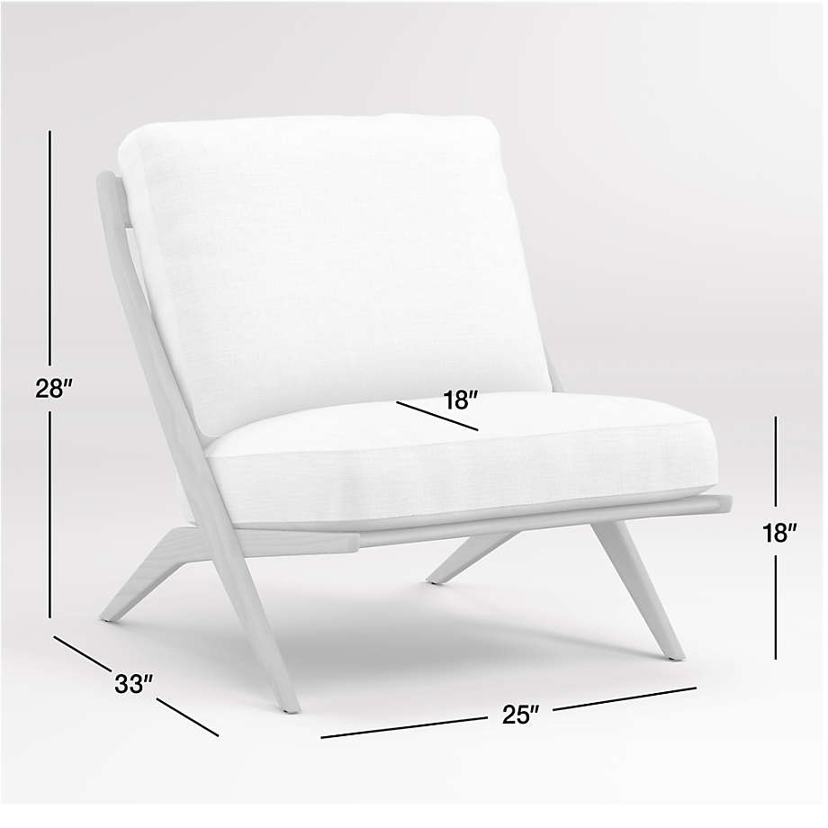 View Pose Natural Accent Chair - image 4 of 9