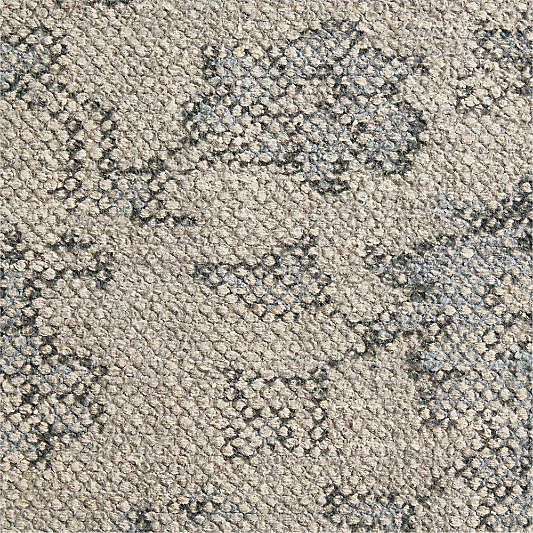 Positano Performance Traditional Blue Handknotted Rug Swatch 12"x18"