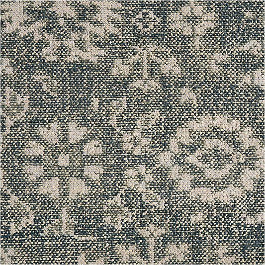 Positano Performance Traditional Grey Handknotted Rug Swatch 12"x18"