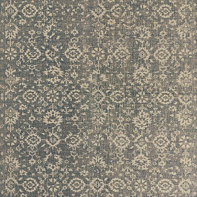 Positano Performance Traditional Grey Handknotted Area Rug 8'x10'