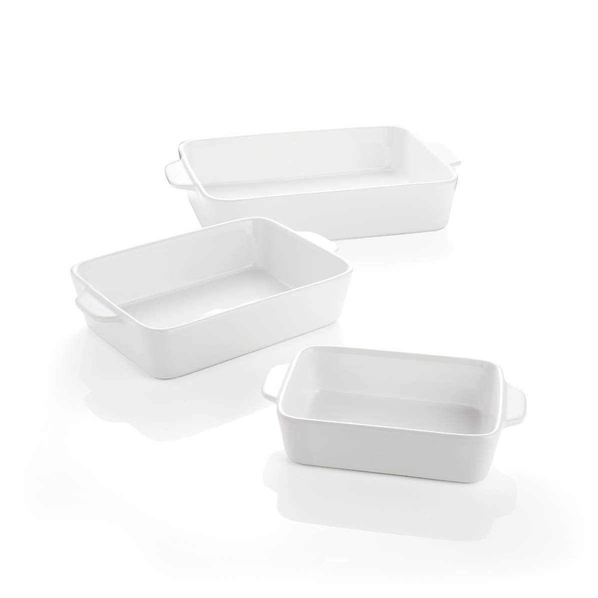 Crate and Barrel, Potluck Baking Dishes, Set of Three - Zola