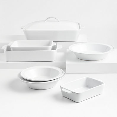 View White Potluck 7-Piece Bakeware Set details