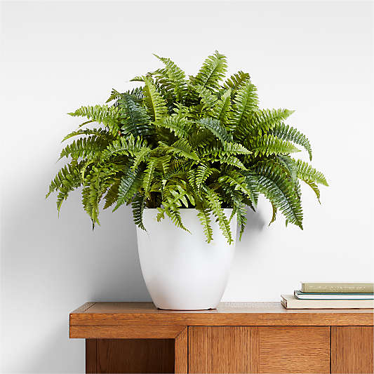 Potted Faux Fern 28"