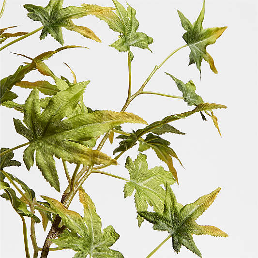 Potted Faux Japanese Maple Tree Green 24"