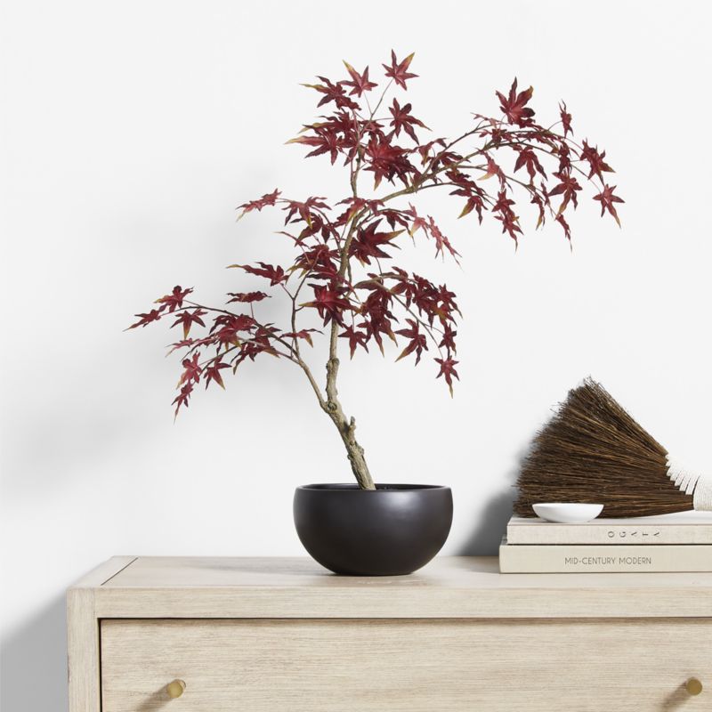 Potted Faux Japanese Maple in Black Pot - image 2 of 4