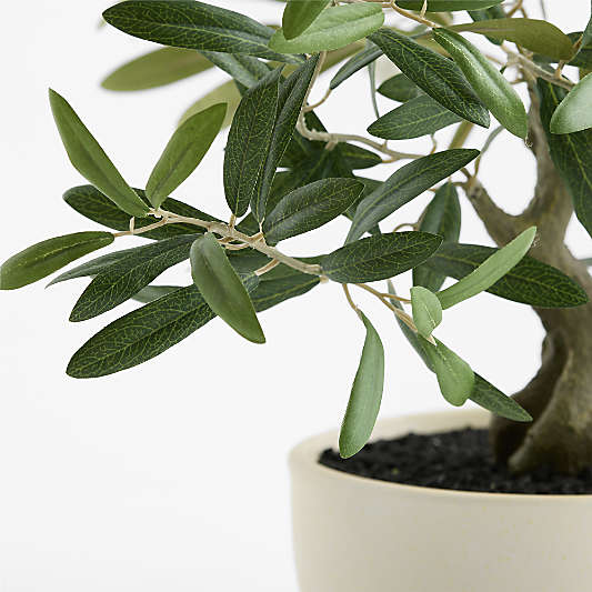 Potted Faux Olive Tree 20"