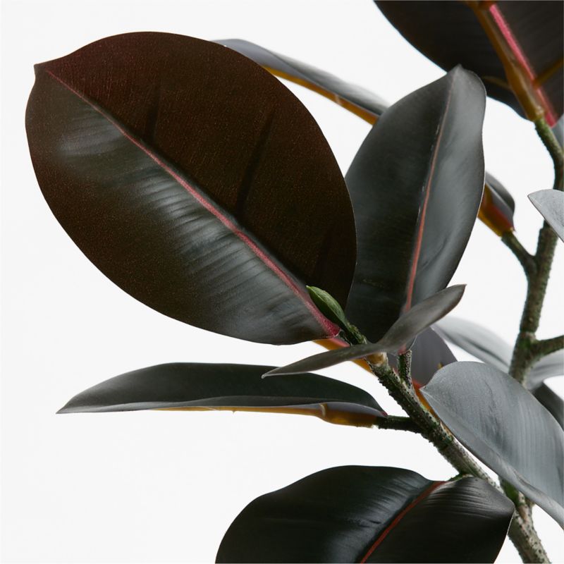 Potted Faux Rubber Tree 16" - image 1 of 2