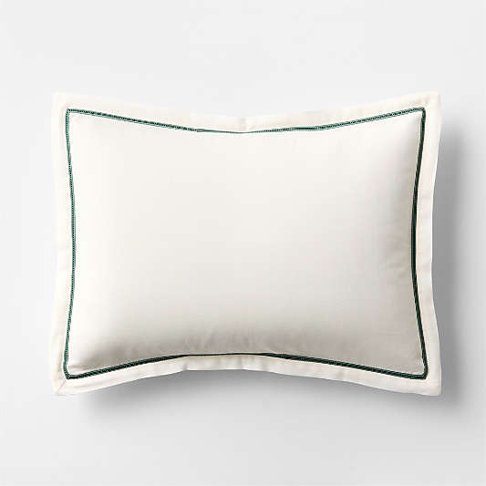 Pique Point Pampas Ivory 100% Organic Cotton Kids Pillow Sham by Venus Williams