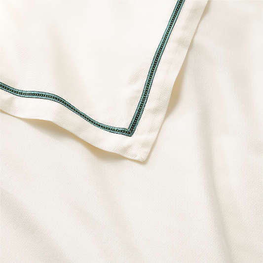 Pique Point Pampas Ivory 100% Organic Cotton Kids Duvet by Venus Williams