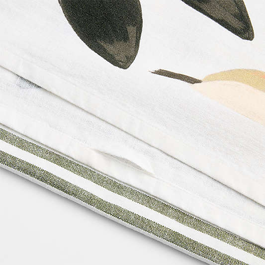 Pear and Stripe Organic Cotton Dish Towel Set