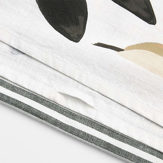 Pear and Stripe Organic Cotton Dish Towel Set