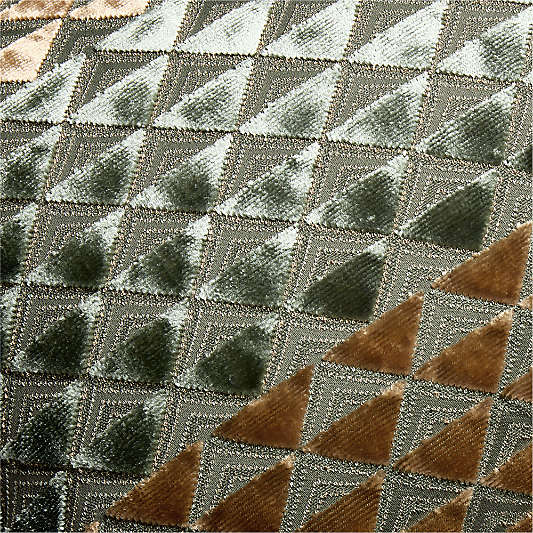 Prue 22"x15" Burnt Green Throw Pillow Cover