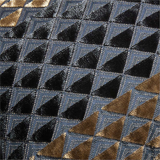 Prue 22"x15" Deep Indigo Throw Pillow Cover