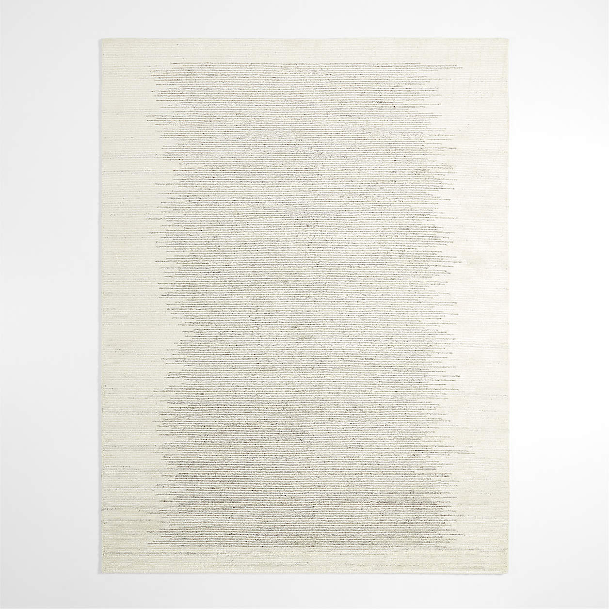 Prague Wool and Viscose HandKnotted Ombre Ivory Area Rug 6'x9' Crate & Barrel Canada