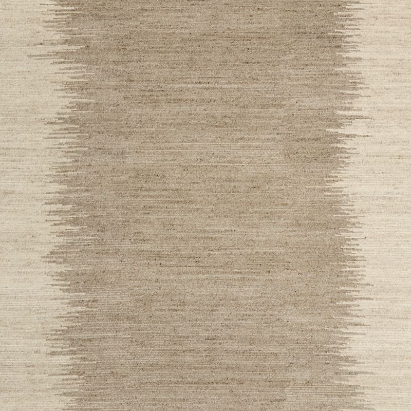 Prague Wool and Viscose Hand-Knotted Ombre Sand Brown Area Rug 6'x9' - image 0 of 6